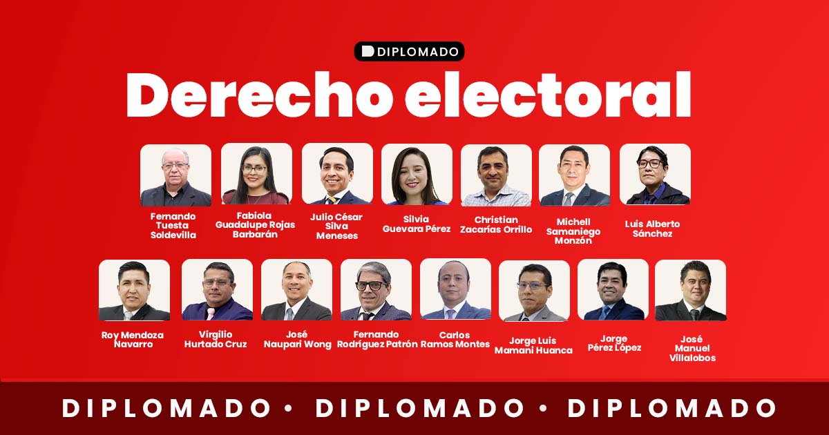Diplomado en Derecho electoral. Inicio: 22 de octubre de 2025