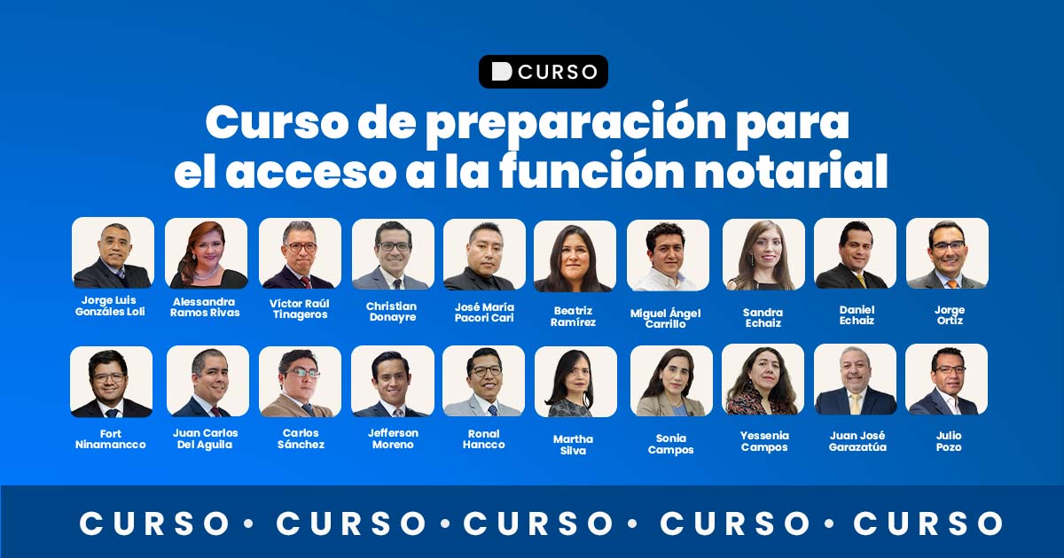 Curso de preparación para el acceso a la función notarial. Inicio: 21 de octubre de 2025