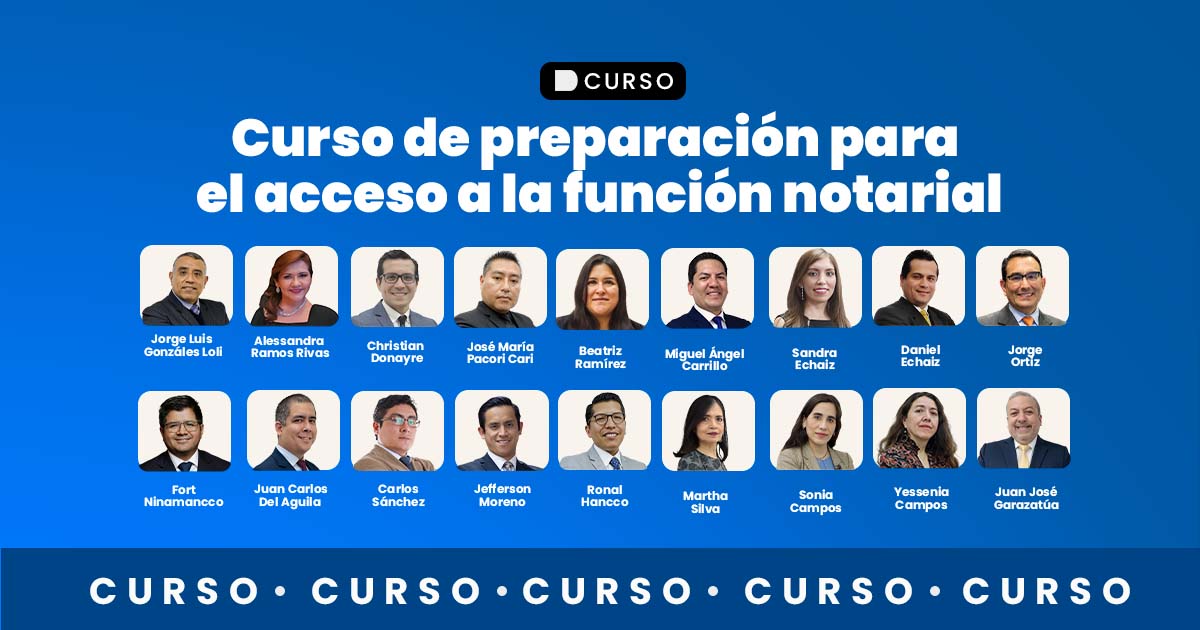 NUEVA PLANA DOCENTE-NOTARIAL Curso de preparación para el acceso a la función notarial. Inicio: 21 de octubre de 2025