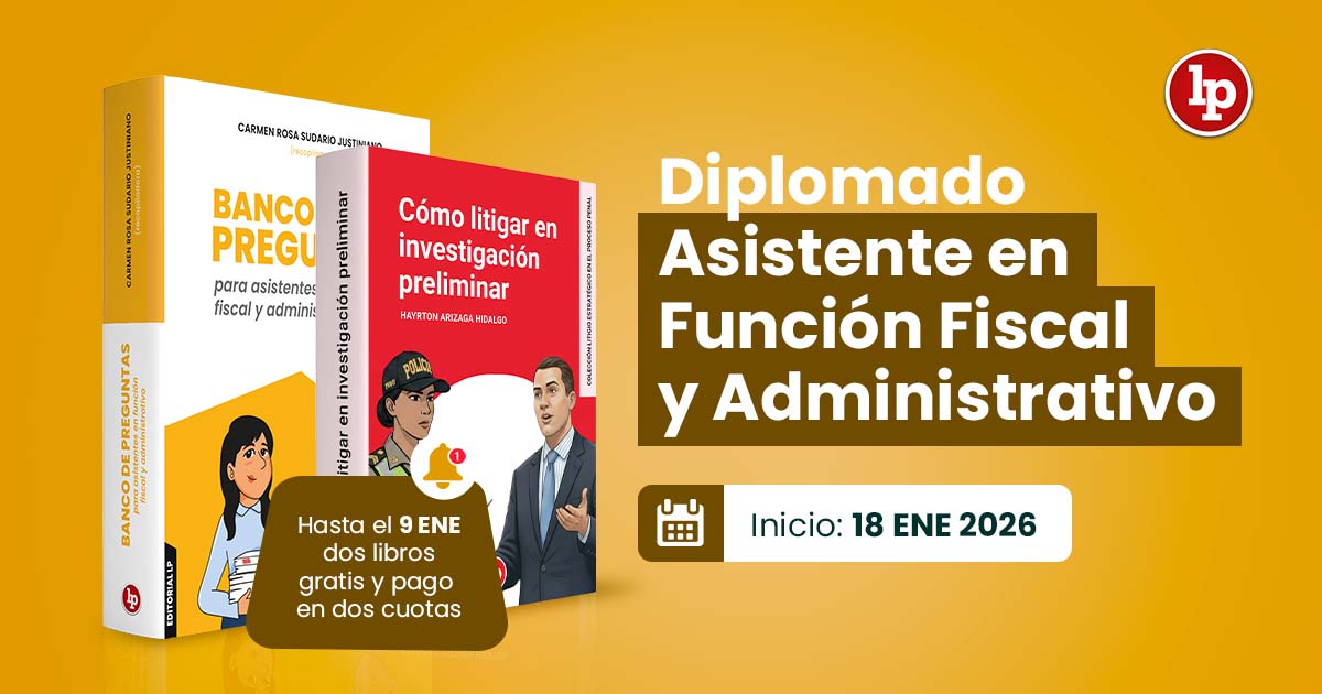 Diplomado Asistente en función fiscal y administrativo. Inicio: 18 de enero de 2026