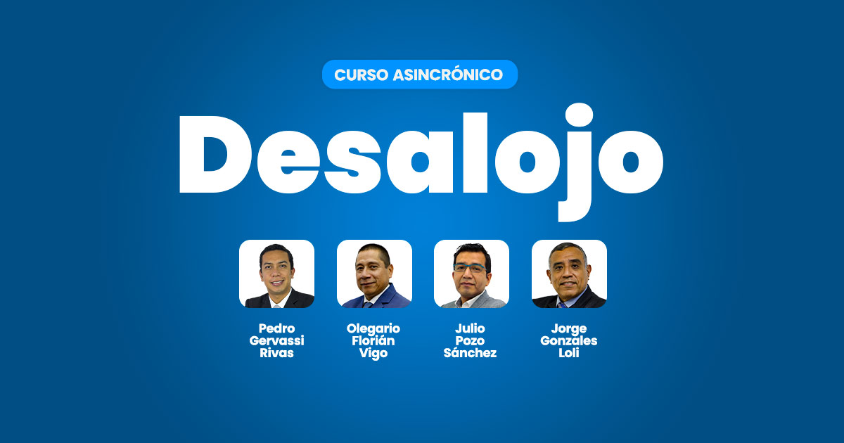 Curso de Desalojo (asincrónico).