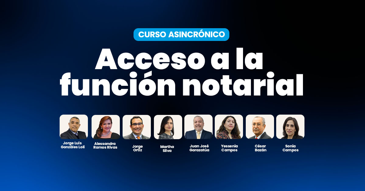 Curso de acceso a la función notarial (asincrónico).