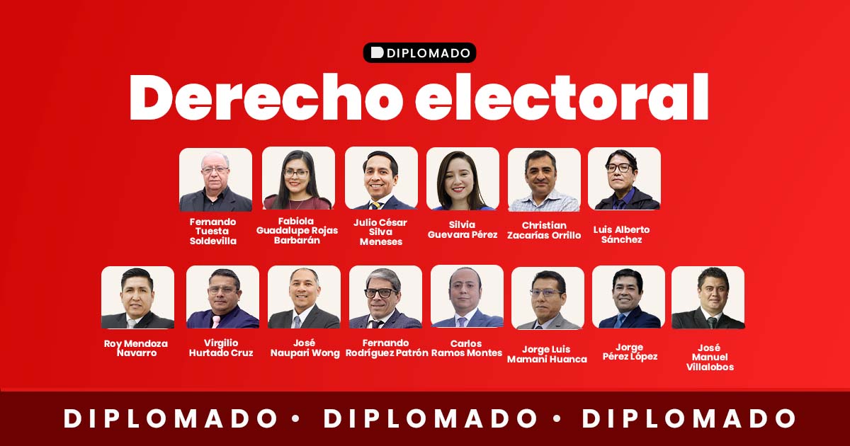 Diplomado en Derecho electoral. Inicio: 22 de octubre de 2025