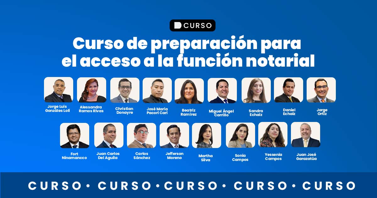 Curso de preparación para el acceso a la función notarial. Inicio: 21 de octubre de 2025